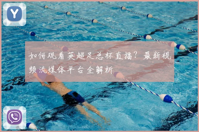 如何观看英超足总杯直播？最新视频流媒体平台全解析